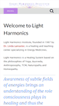 Mobile Screenshot of lightharmonics.com