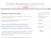 Tablet Screenshot of lightharmonics.com